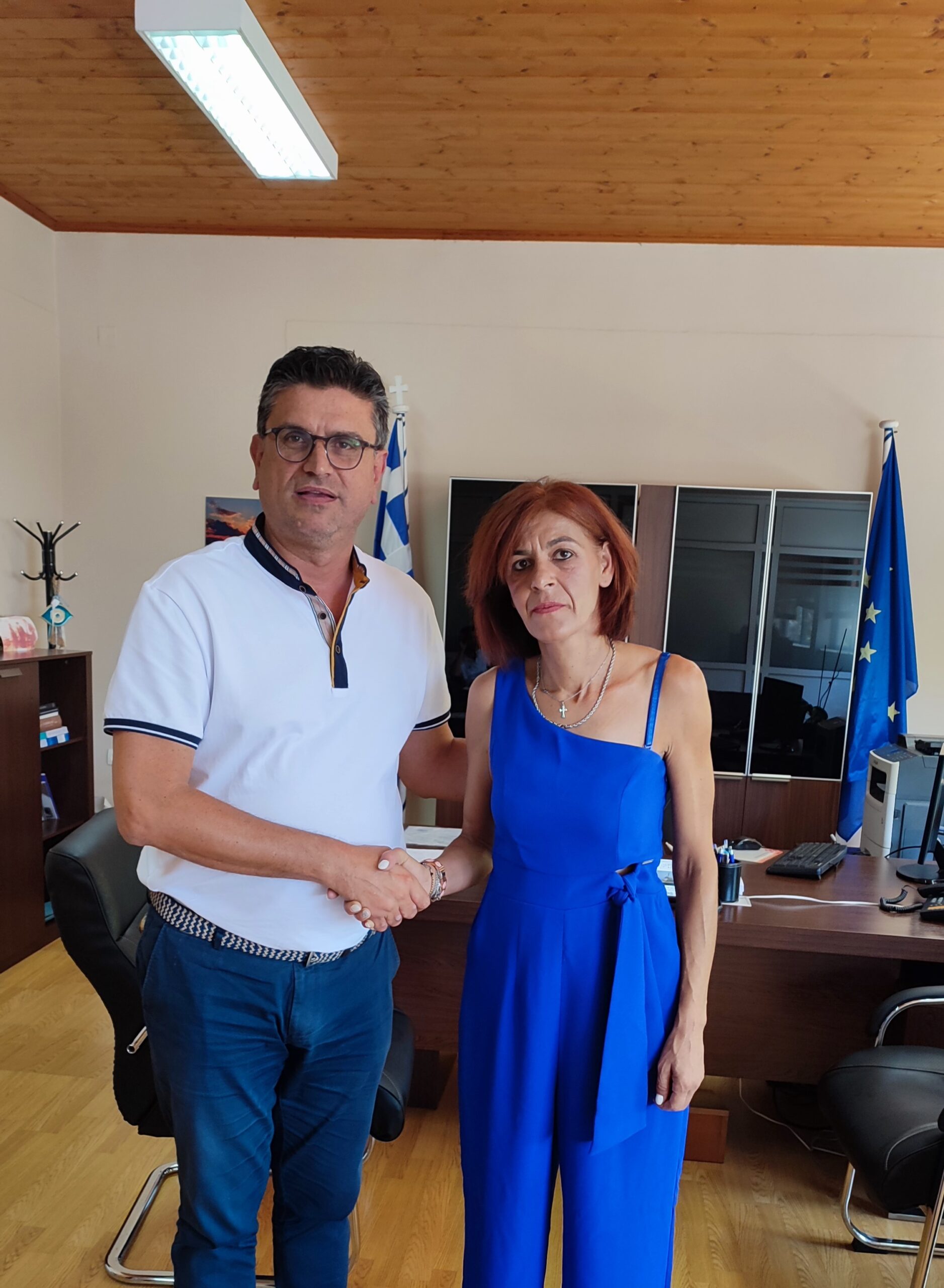 Η Γεωργία Ντόκου στο πλευρό του Γιάννη Λέντζα