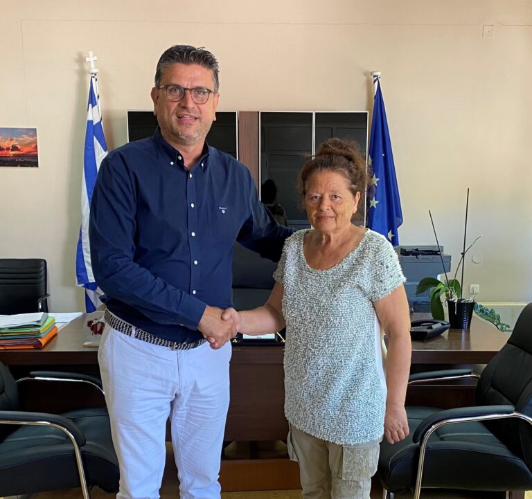 Η Ελένη Αρβανίτη στο πλευρό του Γιάννη Λέντζα