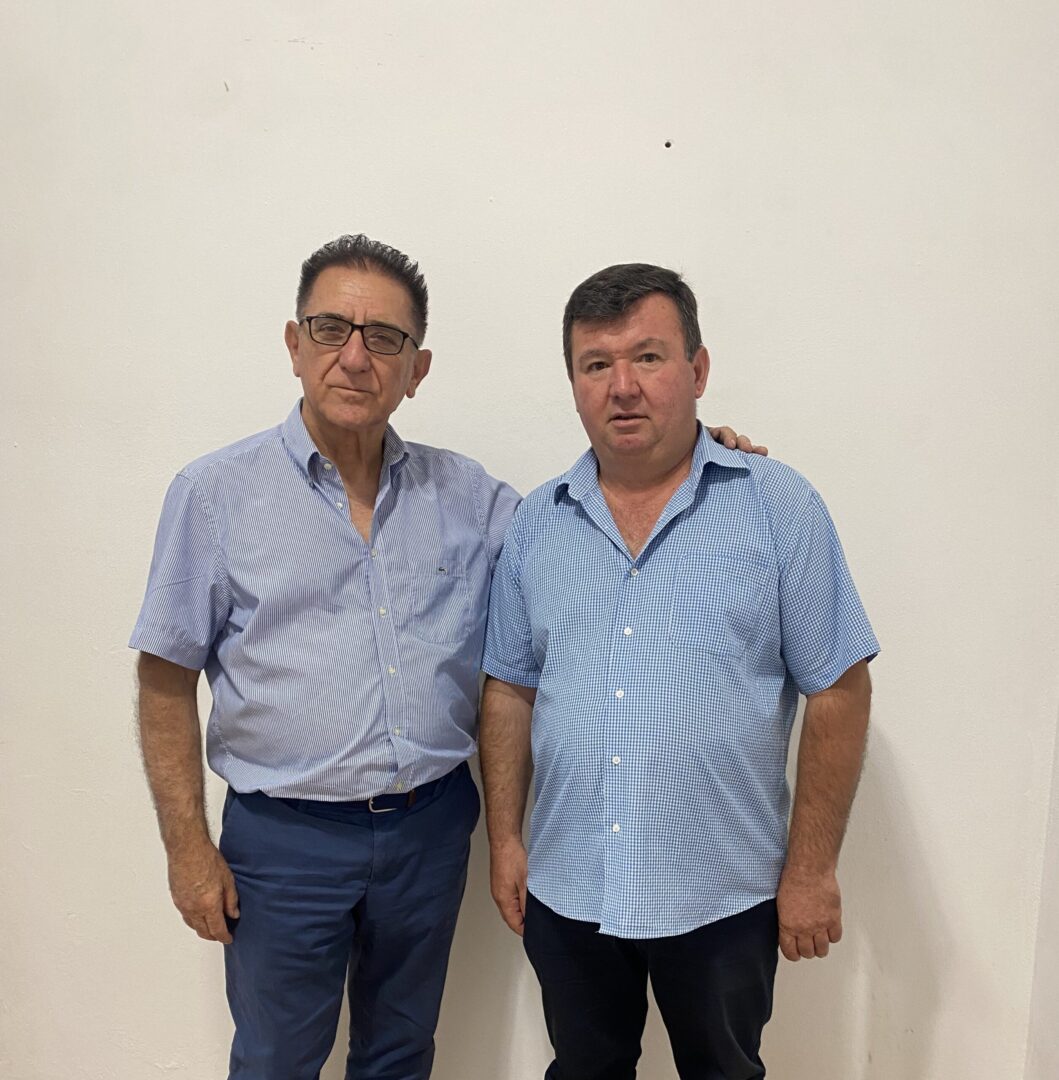O Κωνσταντίνος Τζίφας στο πλευρό του Δημάρχου Ζαχάρως Κώστα Αλεξανδρόπουλου