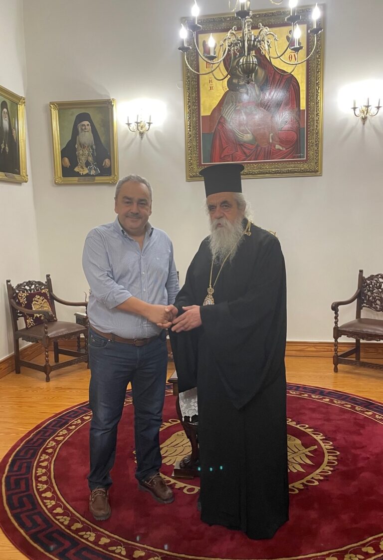 ΑΛΕΞΗΣ ΚΑΣΤΡΙΝΟΣ: Επίσκεψη στον Μητροπολίτη Ηλείας κ.κ. Αθανάσιο