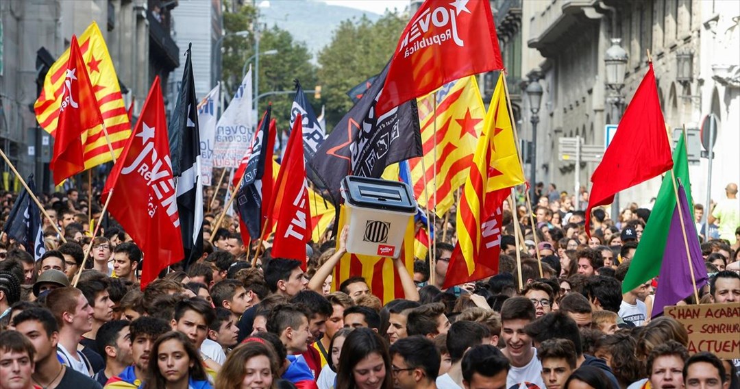 Ισπανία: Στους δρόμους οι υπέρμαχοι της ανεξαρτησίας της Καταλονίας