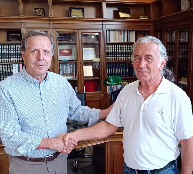 Με τον Γιώργο Γεωργιόπουλο ο Χρήστος Πλατανίτης