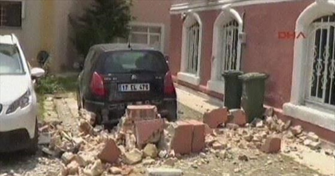 Τουρκία: Τραυματίες και ζημιές από τον σεισμό 5