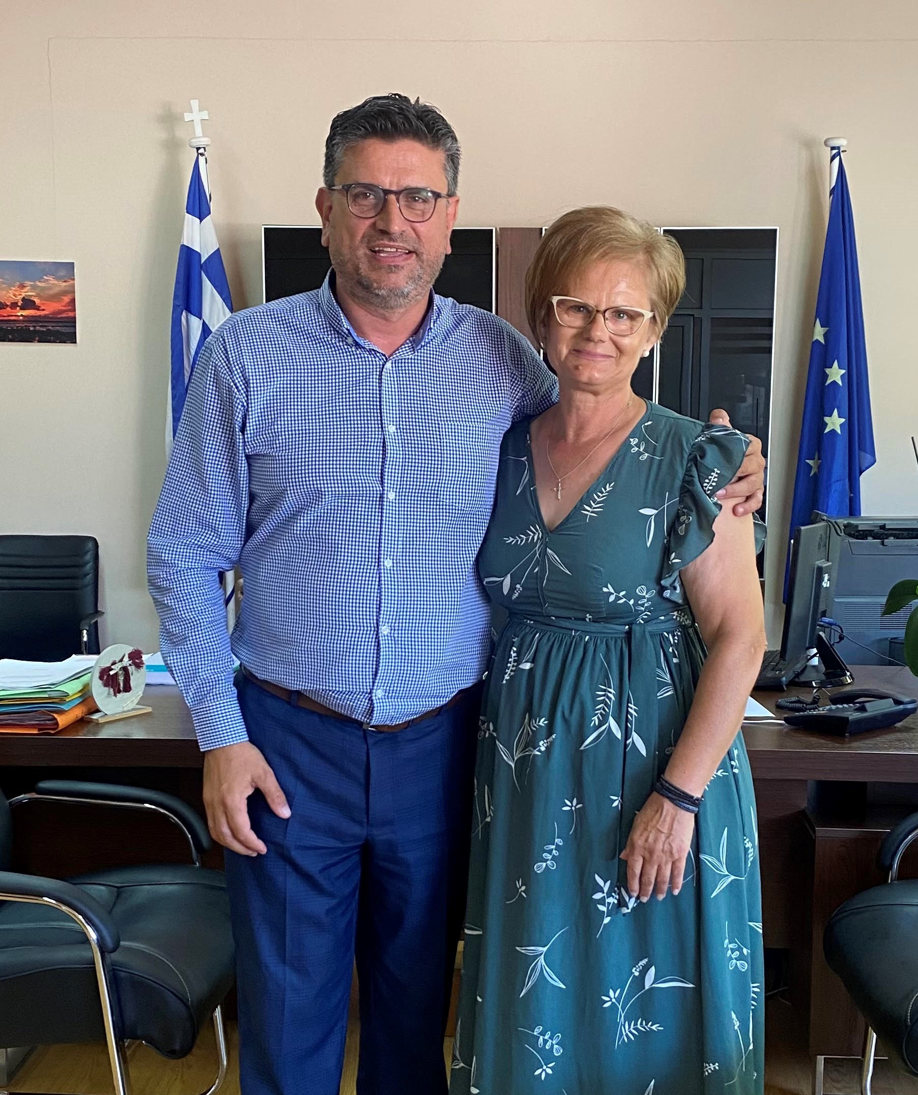 Η Αλεξάνδρα Μπαλαλά στο πλευρό του Γιάννη Λέντζα